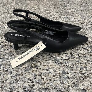 No Boundaries Kitten Heel Sling Backs